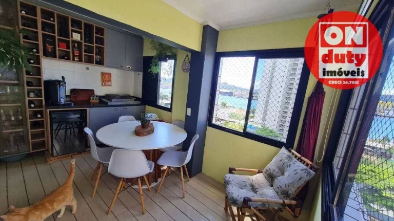 Imagem Apartamento com 2 dormitórios à venda, 103 m² por R$ 848.000,00 - Ponta da Praia - Santos/SP