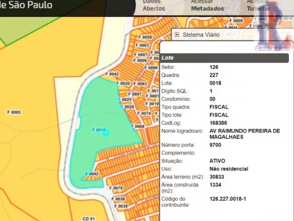 Imagem AREA RESIDENCIAL em SÃO PAULO - SP, JARDIM SANTO ELIAS
