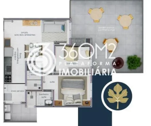 Imagem Apartamento Garden para Venda em Santo André / SP no bairro Jardim