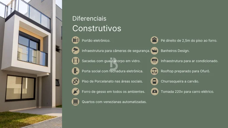 Imagem Sobrados Triplex no Pilarzinho a Venda - PILAR TOWNHOUSES