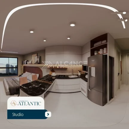 Imagem Apto - 2 Quartos - 1 Suíte - 53,07 m² - Intermares, Cabedelo/PB