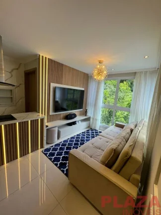 Imagem Apartamento Finamente Mobiliado – 3 Dormitórios | 2 Vagas | Vista para o Cristo Luz | Bairro Nações – Balneário Camboriú