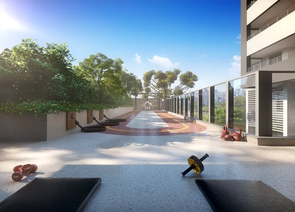 Imagem Studio de 37m c/ varanda, 1 vaga, salão de festas, piscinas adulto e infantil, fitness interno e externo, pista de cooper, brinquedoteca,churrasqueira