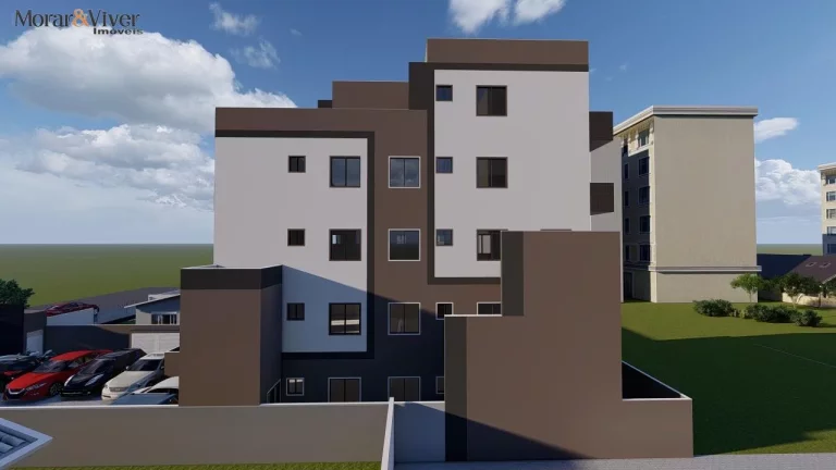 Imagem Apartamento para Venda em São José dos Pinhais, Cruzeiro, 2 dormitórios, 1 suíte, 2 banheiros, 1 vaga