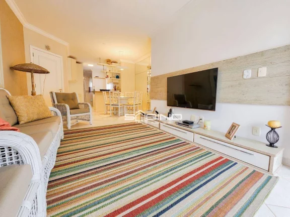 Imagem Apartamento Pé na Areia Frontal a venda, com 3 dormitórios 96m², 2 vagas - em Riviera de São Lourenço Bertioga S/P