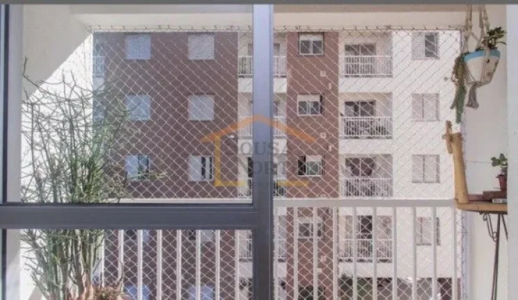 Imagem Apartamento com 64m², dispõe de 3 dormitórios, 1 banheiro, sala para dois ambientes com sacada, c...