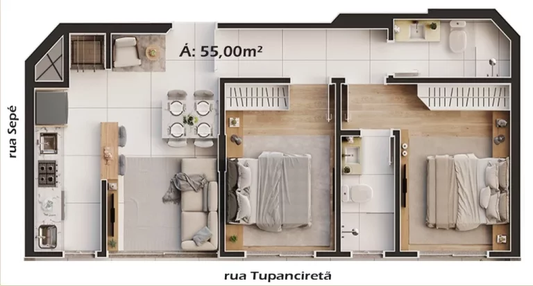 Imagem Apartamento com 2 Quartos à Venda, 77 m² em Navegantes - Capão Da Canoa