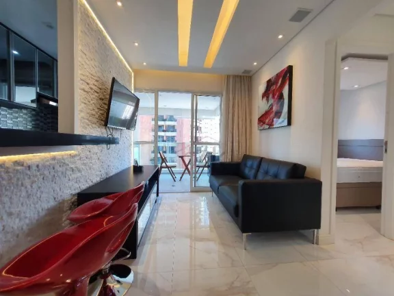 Imagem Apartamento mobiliado, 1 dormitório à venda, 41 m² no Brooklin