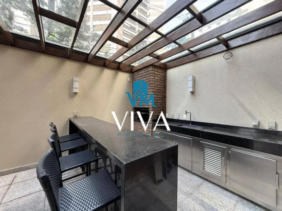 Imagem Loft Mobiliado, 1 suíte, 1 vaga. 40m² R$640.000,00 Living Design Cambuí