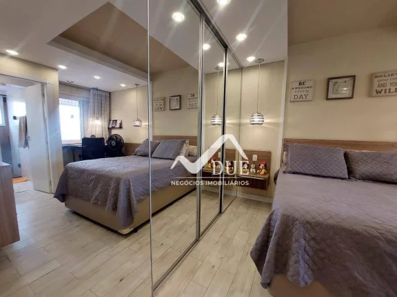 Imagem Apartamento em condominio clube, oriinalmente com 3 dormitórios e hoje com sala estendida. 1 vaga de garagem garantida e livre. PORTEIRA FECHADA