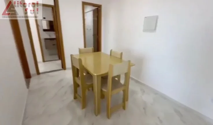 Imagem Apartamento para Locação em Praia Grande-SP, Bairro Mirim: 2 Quartos, 1 Suíte, 1 Sala, 2 Banheiros, 1 Vaga, 77m²!