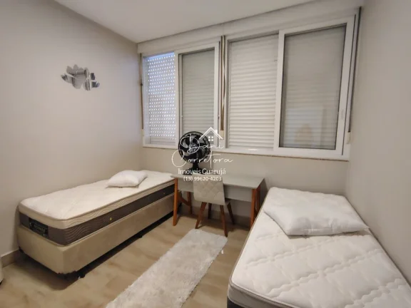 Imagem Apartamento de luxo à venda ou locação em Guarujá-SP, Pitangueiras: 4 quartos, 1 suíte, 2 salas, 3 banheiros, 1 vaga, 160m².