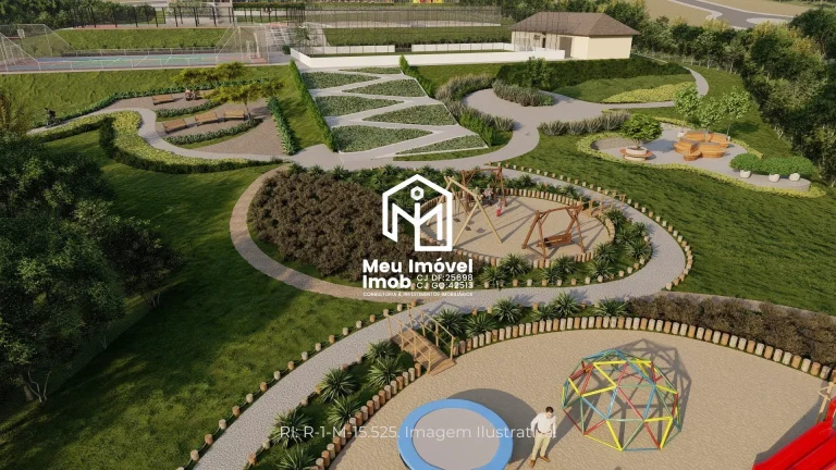 Imagem Cond Encanto das Águas Corumbá IV Lote 3.404m² Portaria 24 horas Lazer Completo
