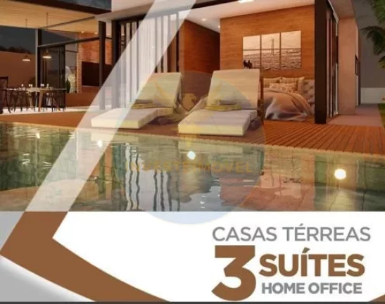 Imagem Casa térrea contemporânea com piscina na Granja Viana