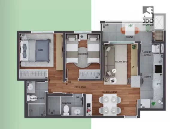 Imagem Apartamento a Venda no bairro Tingui - Curitiba, PR