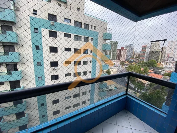 Imagem Imperdível! Apartamento à venda em Praia Grande-SP, Canto do Forte. 2 quartos, 1 suíte, 2 salas, 3 banheiros, 1 vaga. Condomínio Palm Beach, a 300m da praia.