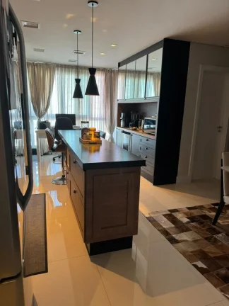 Imagem Apartamento com 3 suítes, mobiliado, no condomínio frente mar mais completo no bairro Gravatá em Navegantes a venda com a Imobiliária Adriano Carpes.