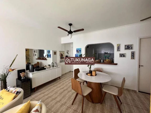 Imagem Apartamento Condomínio Edifício Navegante ll com 2 dormitórios à venda, 134 m² por R$ 500.000 - Jardim Las Palmas - Guarujá/SP