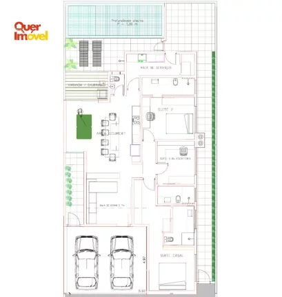 Imagem Imperdível Casa em Condomínio à Venda em Ribeirão Preto-SP, 3 Quartos, 3 Suítes, 4 Vagas - Condomínio Pitangueiras, 170m².