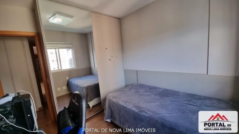 Imagem Apartamento de 3 Quartos a venda no Vila da Serra, andar alto, com Vista Definitivada. Lazer completo, Sinta se num Resort