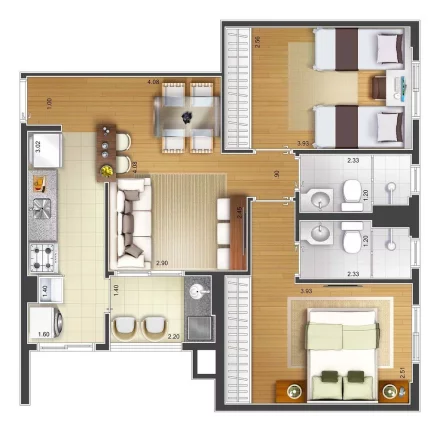 Imagem Apartamento para Venda em São Caetano do Sul / SP no bairro Santa Paula