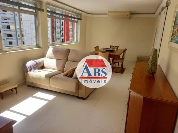 Imagem Apartamento com 3 dormitórios à venda, 100m² por R$ 700.000 - Gonzaga - Santos/SP Um por andar