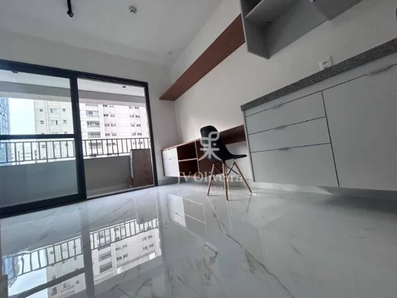 Imagem Apartamento com 1 dormitório para alugar, 25 m² por R$ 3.640,00/mês - Vila Cordeiro - São Paulo/SP