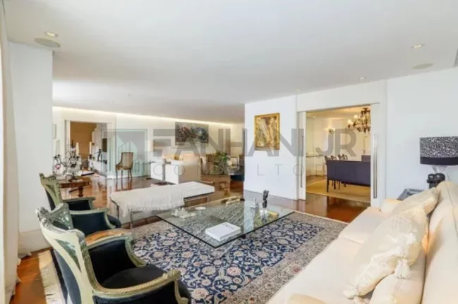 Imagem Luxuoso apartamento de 3 quartos e 3 suítes no coração do Jardim Paulista, São Paulo-SP: 346m², 3 salas e 2 vagas de garagem!