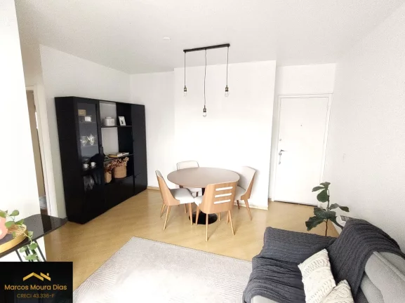 Imagem Apartamento Vila Olímpia com 65 m², Sala com Varanda, 2 Dormitórios, Ar Condicionado, 1 Vaga, Edifício com Portaria 24 hs