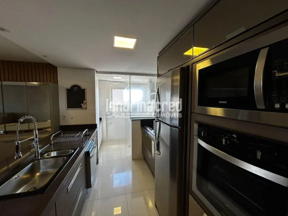 Imagem Apartamento mobiliado no Centro de Cambé com 95m², 3 quartos (1 suíte), sacada com churrasqueira, piscina, salão de festas e baixo condomínio!