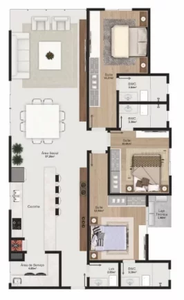 Imagem Apartamento à venda no bairro Pioneiros - Balneário Camboriú/SC
