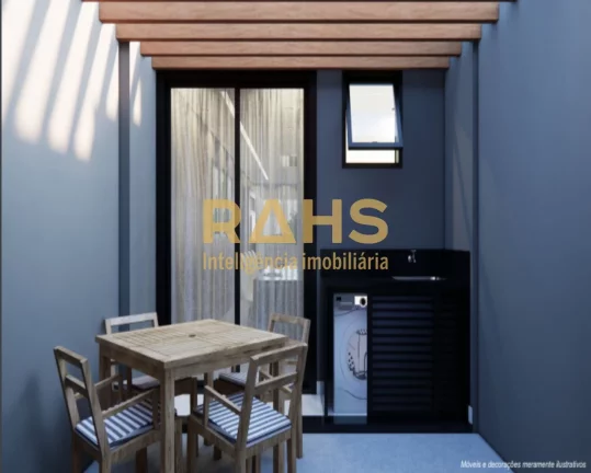 Imagem Sobrado Geminado em construção no início do Costa e Silva, próximo de comércio, indústria, fac...