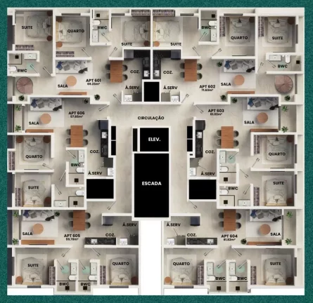 Imagem Apartamento à venda no bairro Intermares - Cabedelo/PB