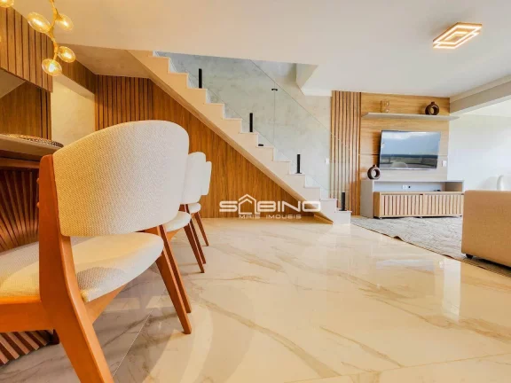 Imagem Cobertura à venda finamente mobiliada, com 5 dormitórios 3 vagas, 243 m² - Riviera de São Lourenço - Bertioga/SP