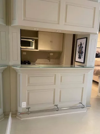 Imagem Flat para venda possui 45 metros quadrados com 1 quarto em Itaim Bibi - SP