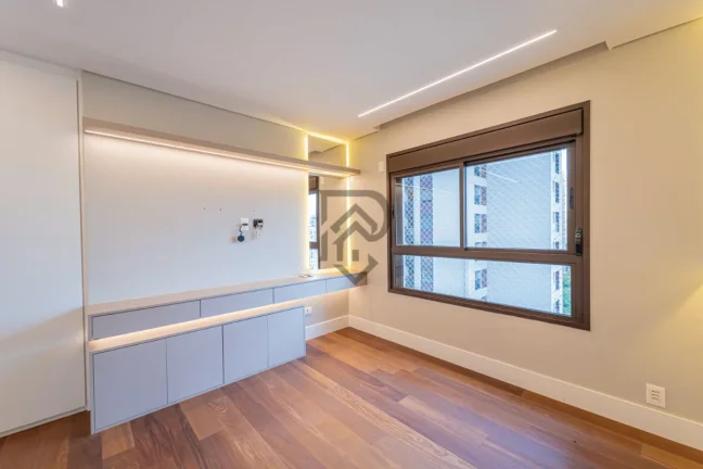 Imagem Apartamento Quartier Brooklin pronto para morar andar alto vista livre