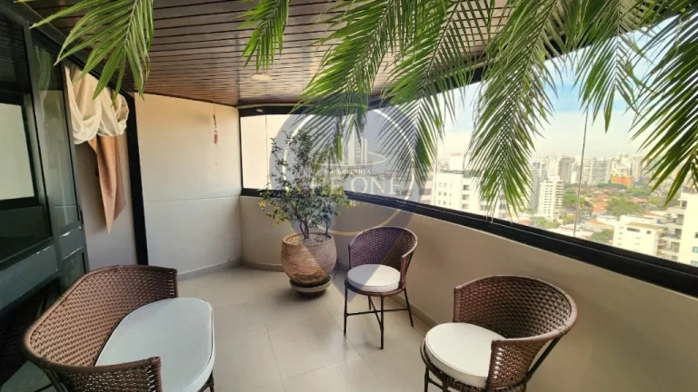 Imagem Apartamento de Luxo à Venda em São Paulo-SP, no Bairro Indianópolis, com 4 Suítes e 3 Vagas de Garagem