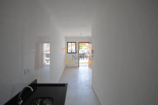 Imagem Apartamento com 35m², dispõe de 2 dormitórios, 1 banheiro, sala dois ambientes, cozinha com gabin...