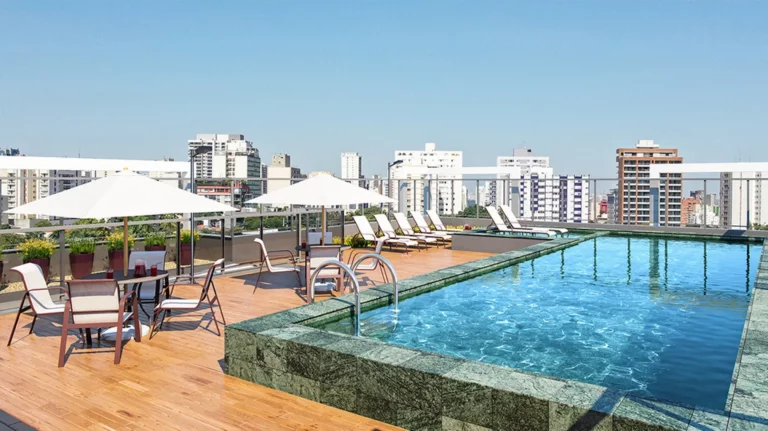 Imagem Apartamento à venda no Brooklin Paulista, São Paulo-SP: 1 quarto, 1 banheiro, 28m² de área - Edifício Uwin Brooklin.