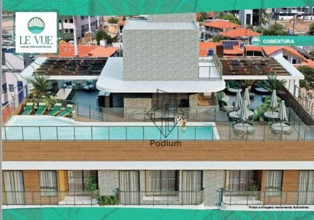 Imagem Apartamento com varanda/sacada a 200m da praia do Bessa/Jardim Oceania- AP2639