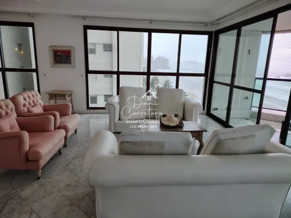 Imagem Apartamento de luxo à venda em Guarujá-SP, no bairro Pitangueiras: 3 quartos, 3 suítes, 2 salas, 5 banheiros, 2 vagas de garagem, 190m².