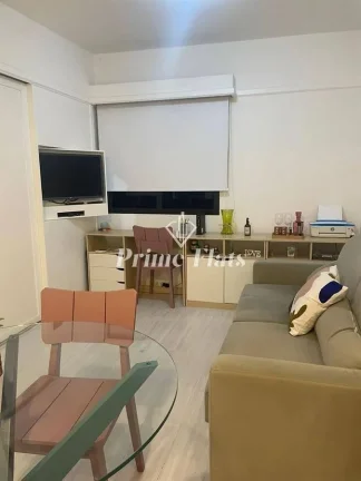 Imagem Flat disponível para locação no Ninety Hotel, com 33m², 1 dormitório e 1 vaga
