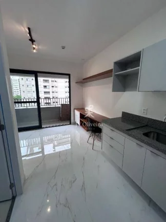 Imagem Apartamento com 1 dormitório para alugar, 25 m² por R$ 3.640,00/mês - Vila Cordeiro - São Paulo/SP