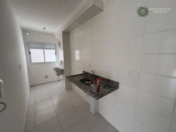 Imagem Apartamento com 2 dormitórios à venda, 60 m² por R$ 438.000,00 - Boqueirão - Praia Grande/SP