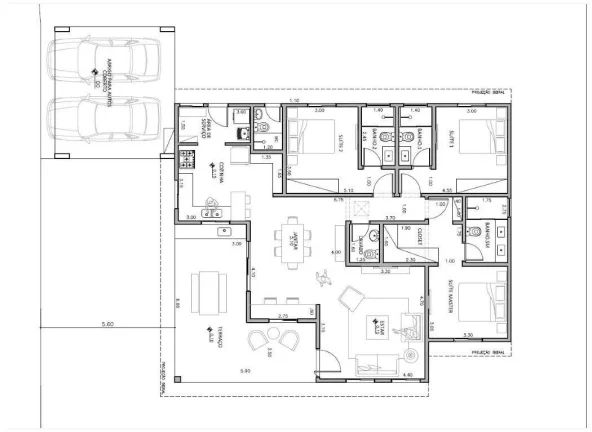 Imagem FAZENDINHA - Área 2.635 m² c/ PROJETO APROVADO condomínio 4 casas!