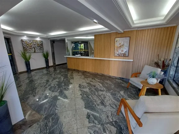 Imagem Maravilhosa Cobertura Duplex à Venda na Aviacao, Praia Grande - 3 Quartos, Vista para o Mar