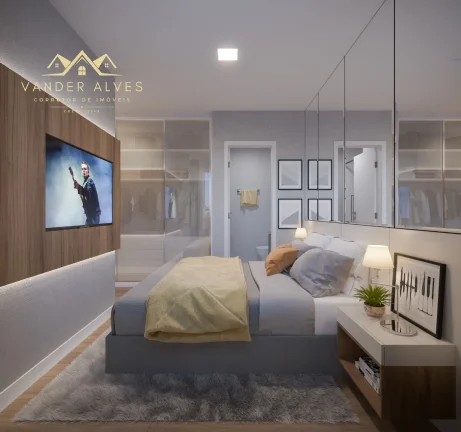Imagem Apartamento de 1quarto + 1 suite e 2 quartos à venda no SUNSET CLUB em , - 43 m² e 47m² de área.
