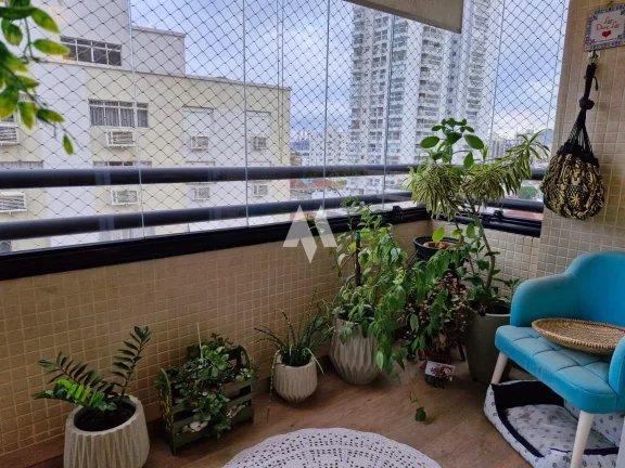 Imagem Apartamento residencial à venda com 2 dormitórios e Lazer na cobertura no Embaré de Santos/SP