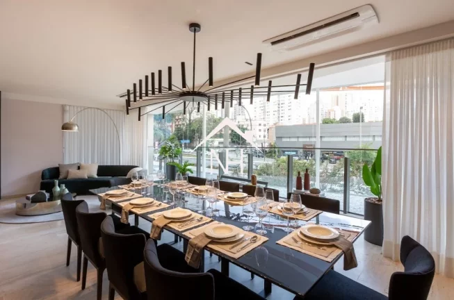Imagem Apartamento de 281m em frente ao Parque Ibirapuera c/ 4 suítes,4 vagas,piscinas,deck,pool,pet place,playground,sauna,quadras,salão de jogos,coworking