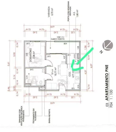 Imagem Apartamento à venda, 42 m² por R$ 300.000,00 - Jardim Ampliação - São Paulo/SP